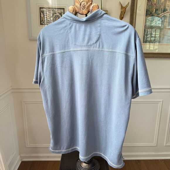 Tommy Bahama Blue Polo Shirt XL - Picture 11 of 11
